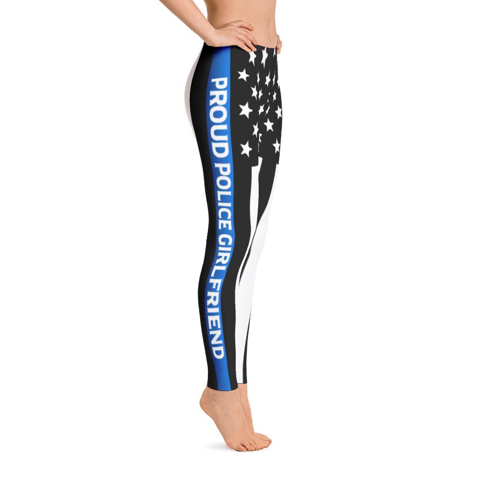 Thin Blue Line Police Girlfriend Leggings