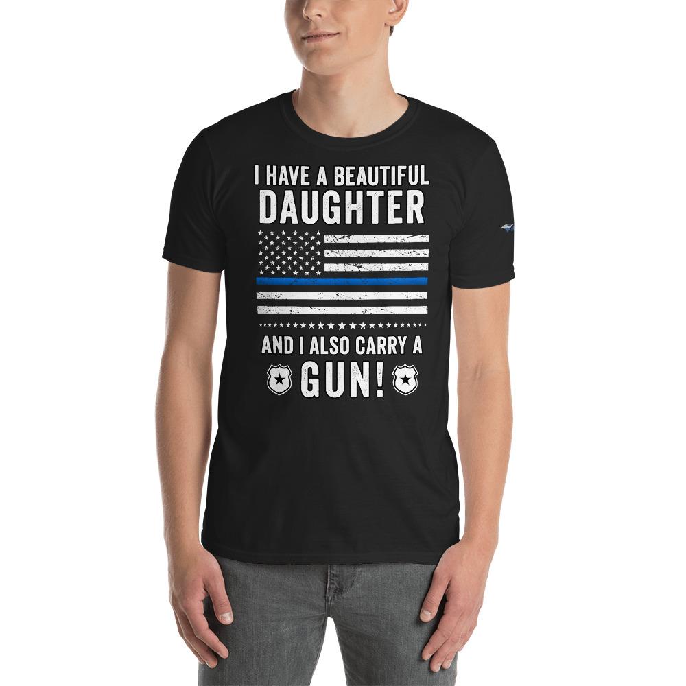 Protective Police Dad Shirt - Heroic Defender