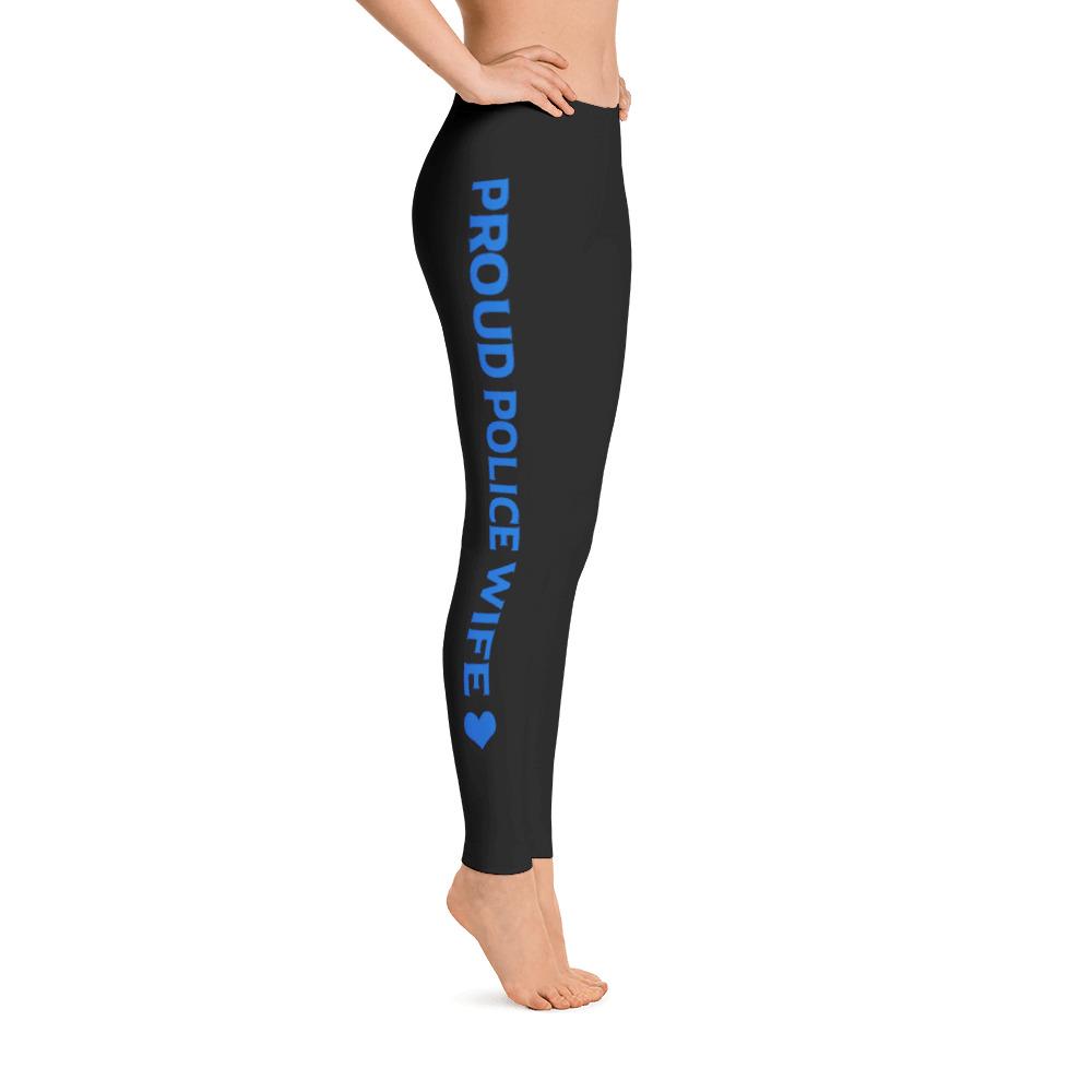 Proud Police Wife Leggings - Heroic Defender