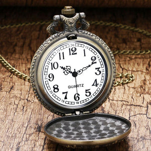 Vintage Bronze Police Pocket Watch | Heroic Defender